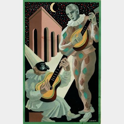 Sold At Auction Gino Severini Italian 1883 1966 Le Concert D