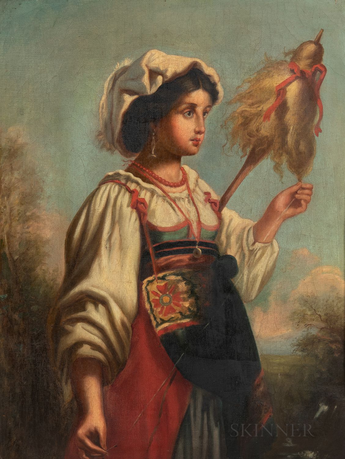 Sold at auction School of Anton Romako (Austrian, 1832-1889) Peasant ...