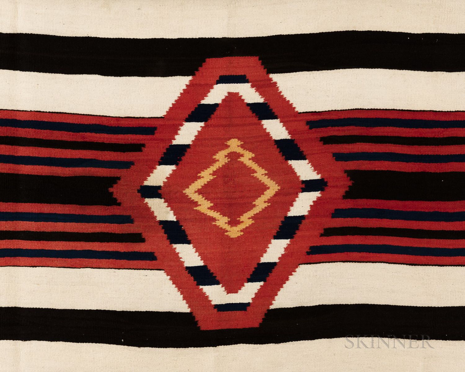 Sold at auction Late Classic Navajo Chief's Blanket Auction Number