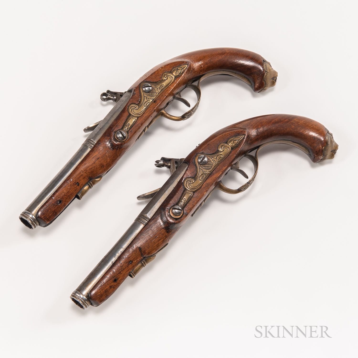 Sold at Auction: T. McCann – Contemporary Flintlock Over-Under