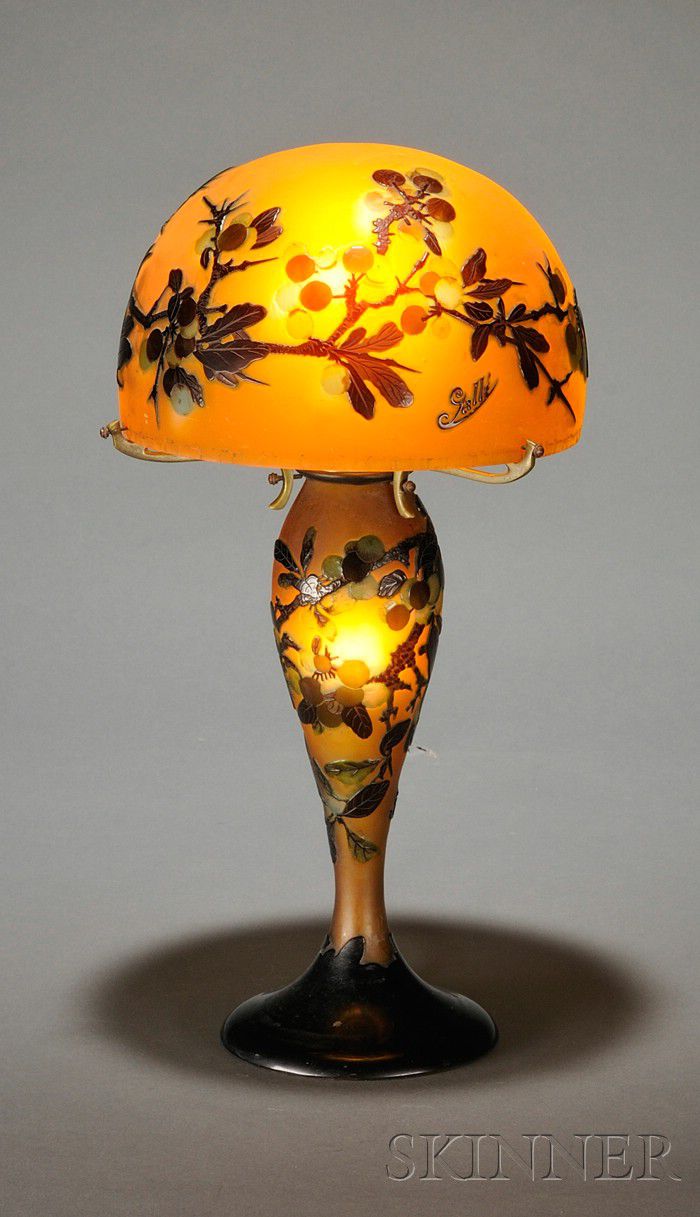 cameo glass lamp shade