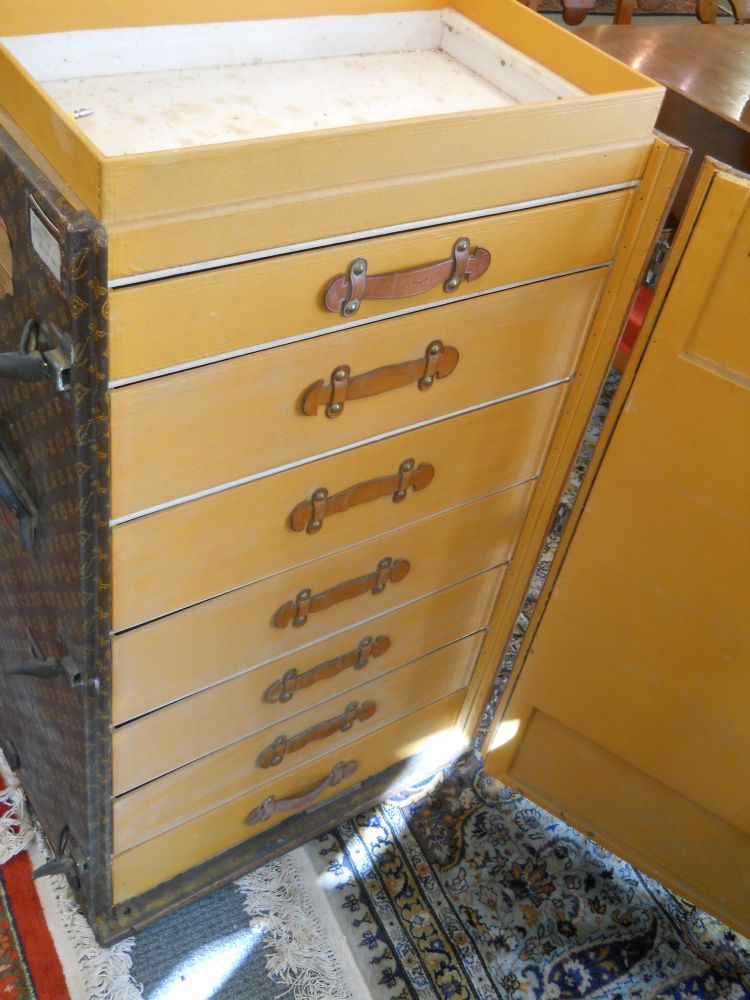 Sold at auction Louis Vuitton Upright Wardrobe Trunk Auction Number 2850B  Lot Number 487