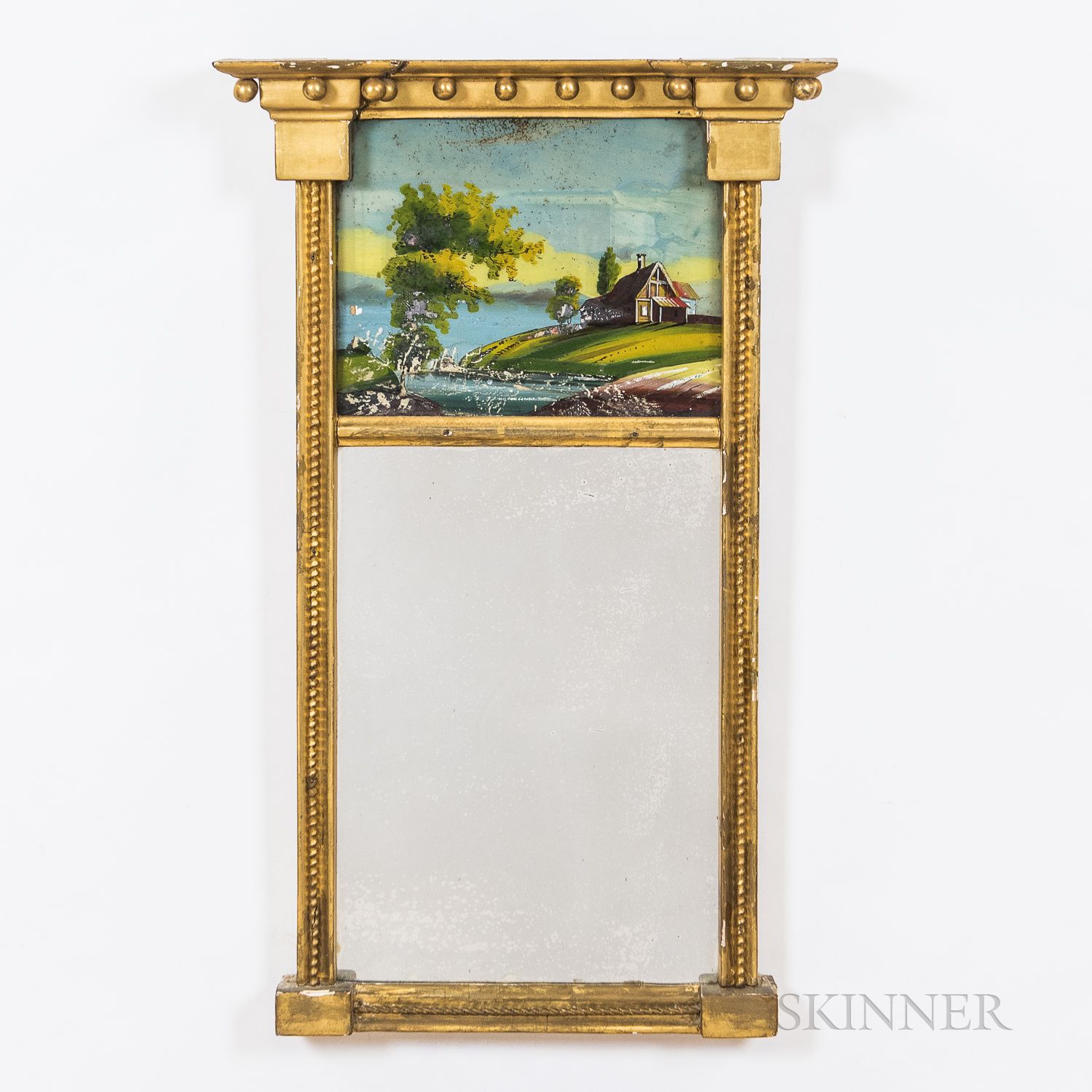 Sold At Auction Two Reverse Painted Mirrors Auction Number 3479T Lot   1260223 