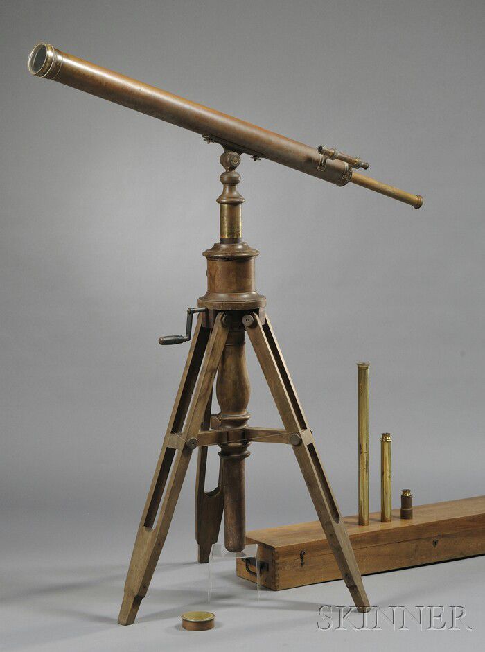 3 1/4- inch Almer Coe & Company Brass Telescope | Sale Number 2555M