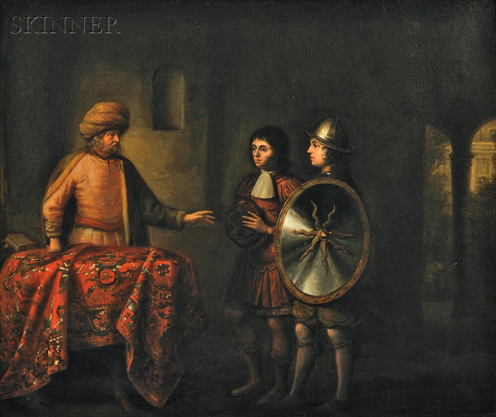 Sold At Auction Manner Of Ba Fabritius Dutch 1624 1673 The Rug Merchant Number 2635b Lot 302 Skinner Auctioneers