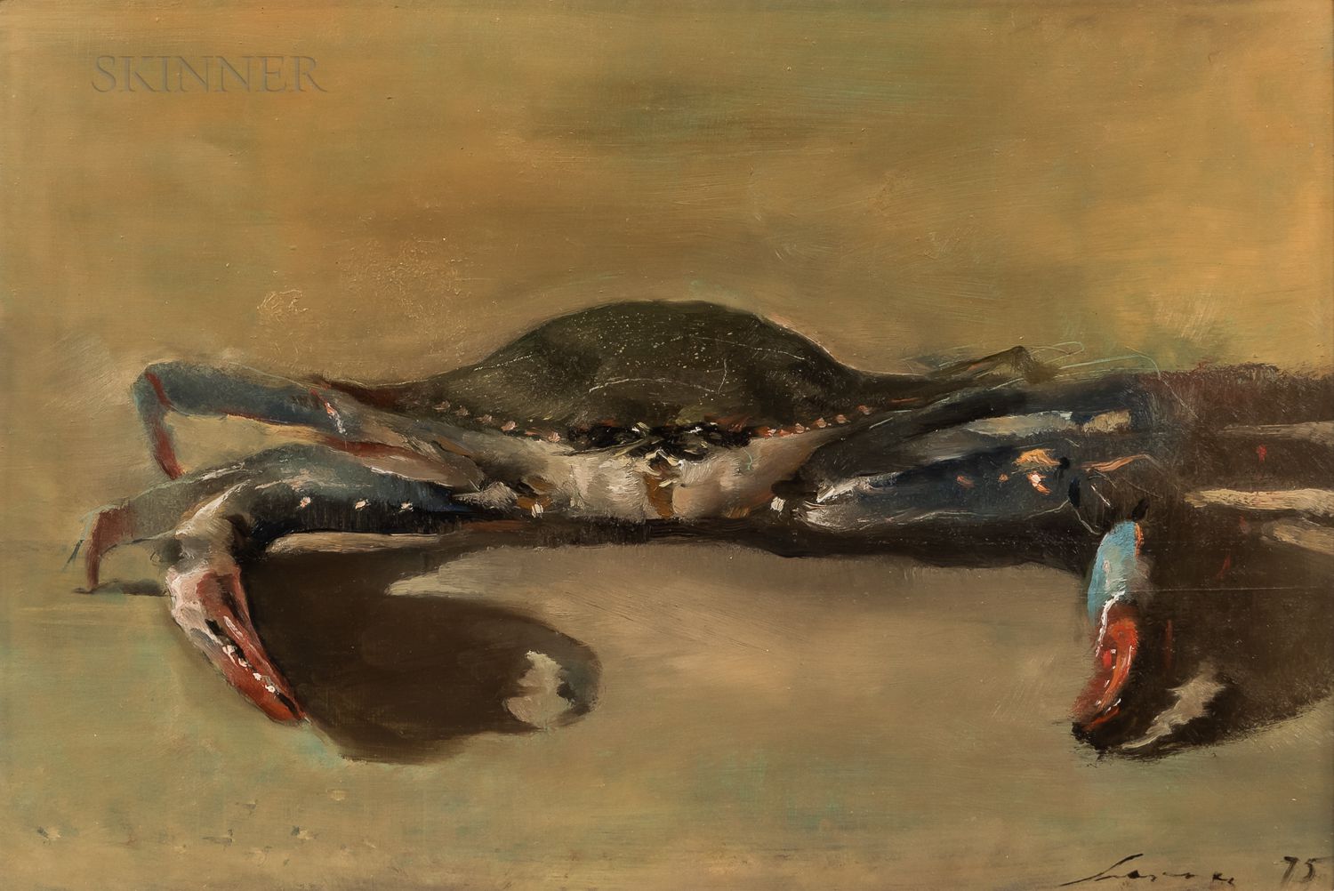 Sold At Auction Julio Larraz Cuban American B Crab Auction