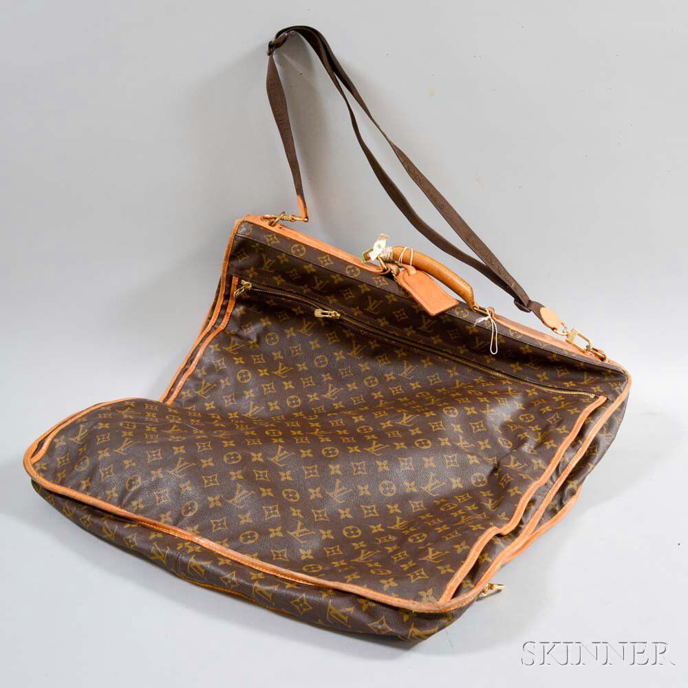 Louis Vuitton-style Garment Bag | Sale Number 2967T, Lot Number 1610 | Skinner Auctioneers