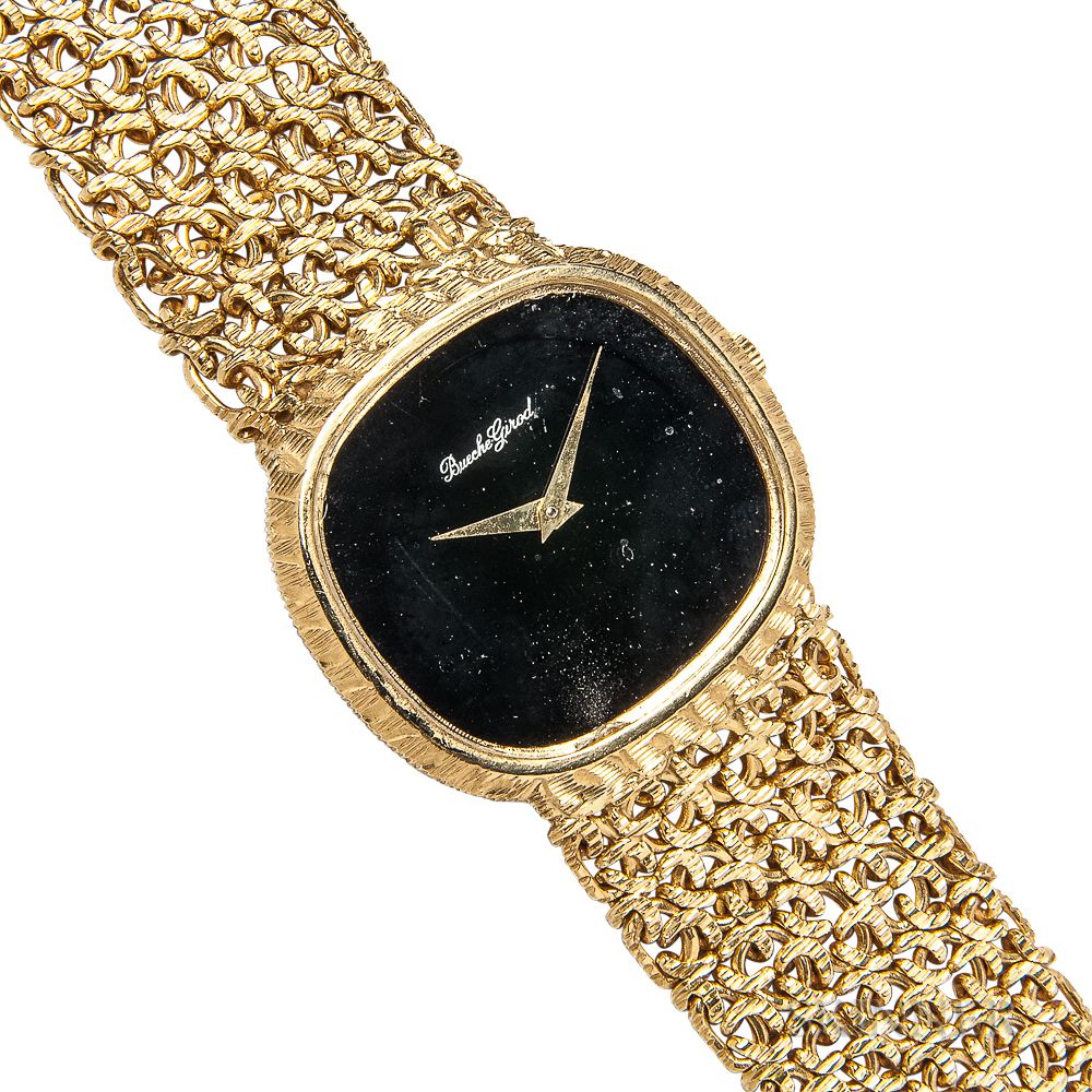 Sold at auction 18kt Gold Wristwatch, Bueche-Girod Auction Number 3250T ...