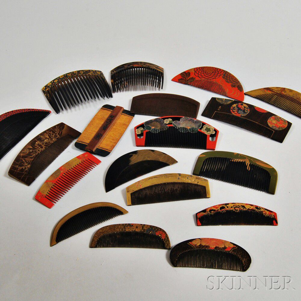 Sold at auction Eighteen Assorted Combs Auction Number 2872T Lot Number ...