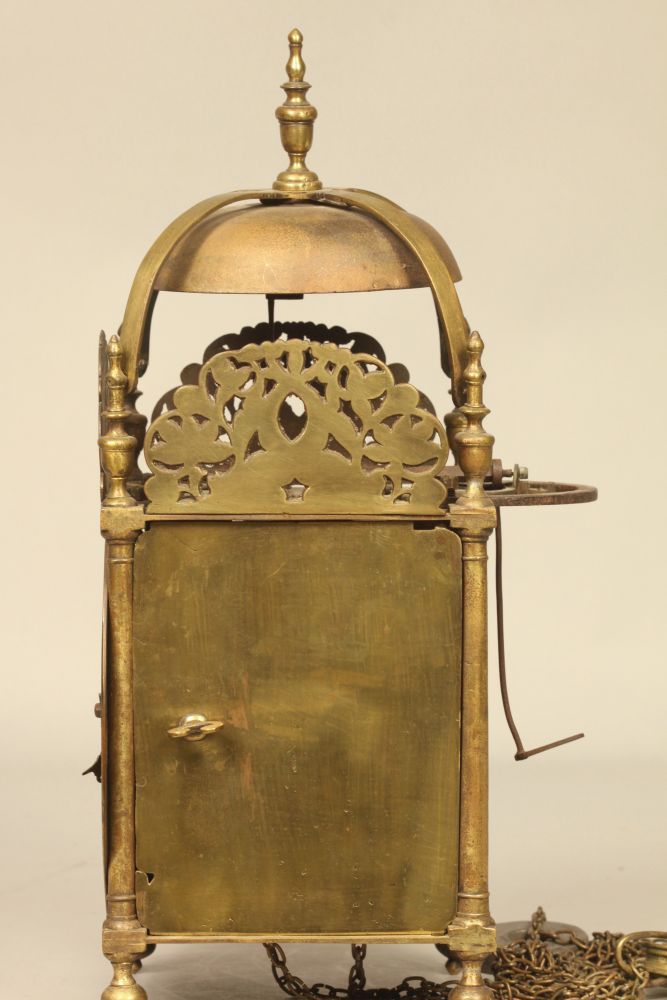 Sold at auction Richard Rayment Brass Lantern Clock Auction Number ...