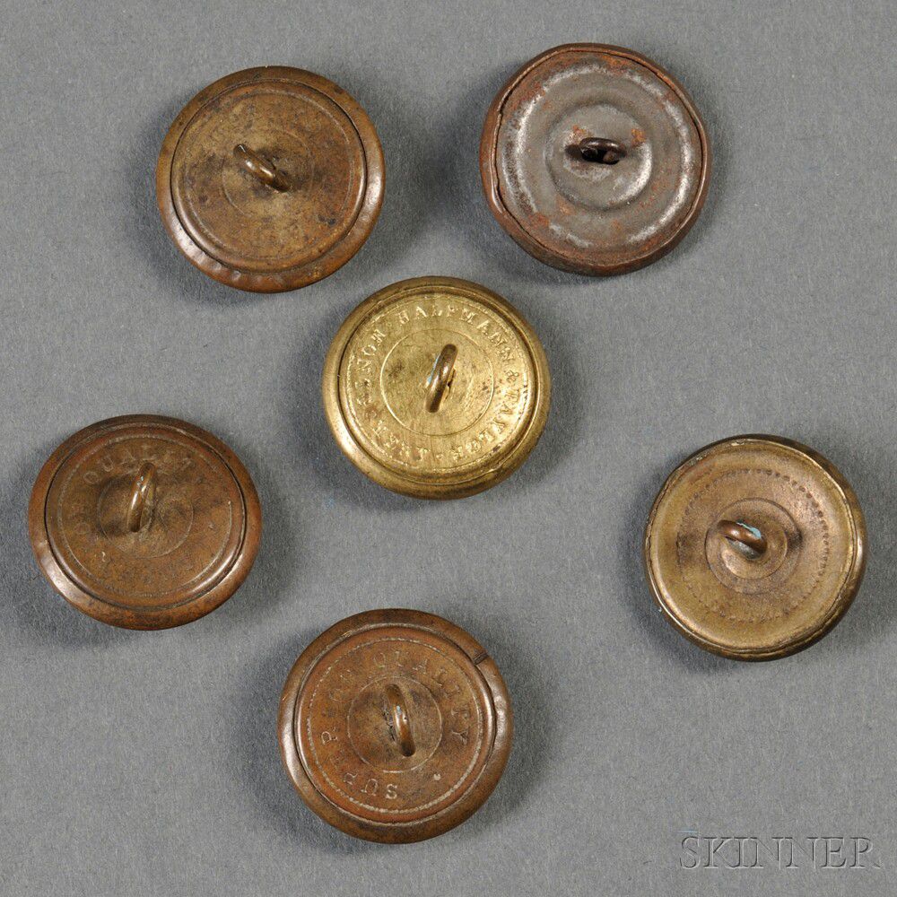 Sold at Auction: US CIVIL WAR CONFEDERATE INFANTRY SCRIPT BUTTON