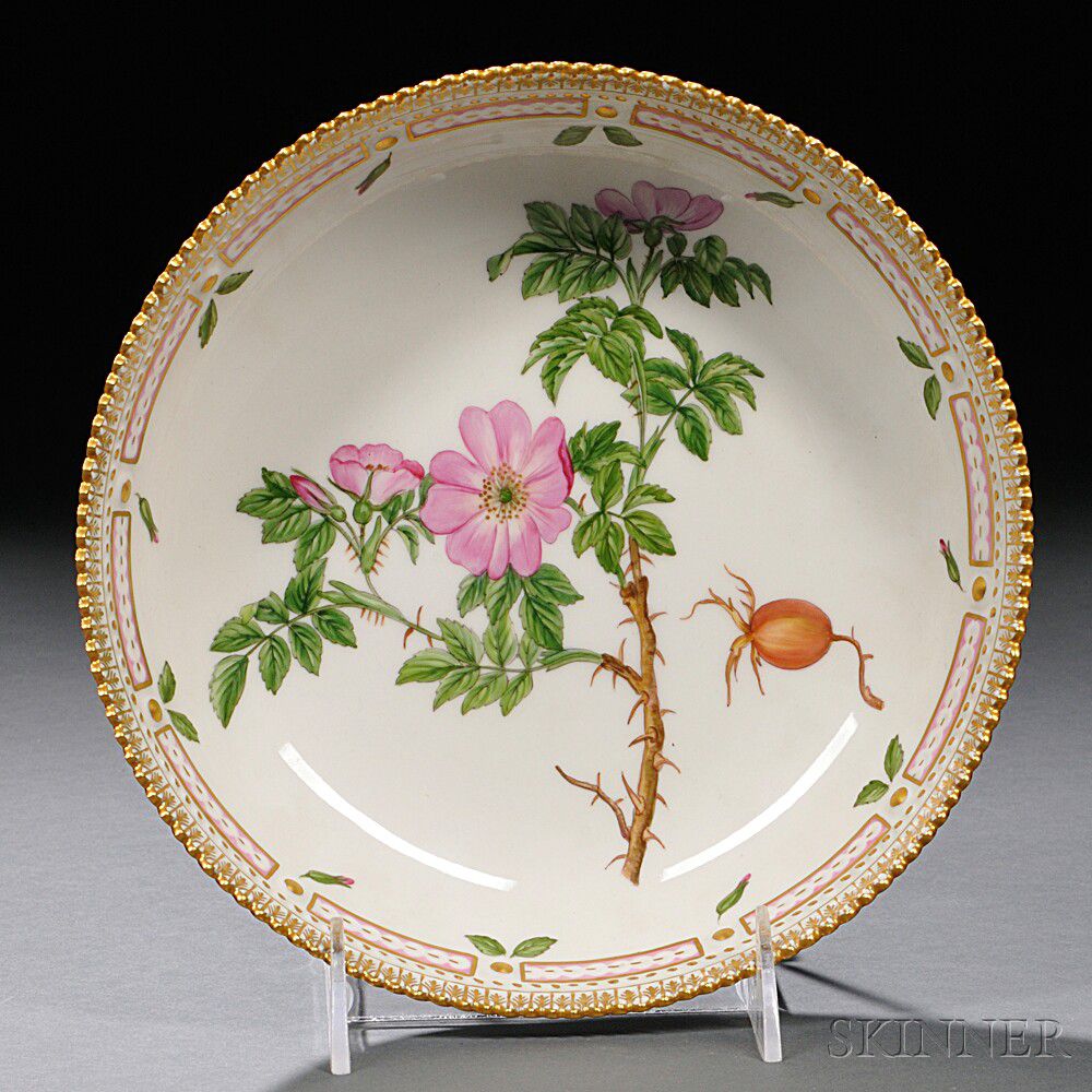 Royal Copenhagen Flora Danica Pattern Porcelain Serving Dish | Sale