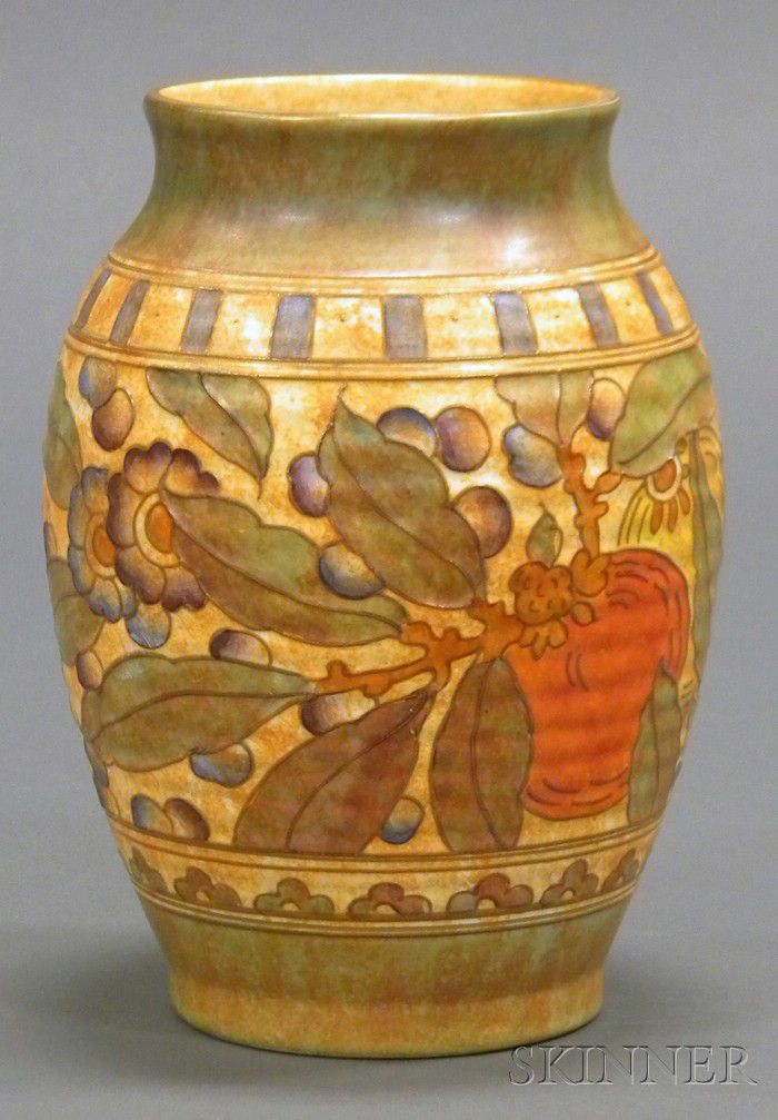 Charlotte Rhead Bursley Ware Vase Sale Number 2489, Lot Number 324