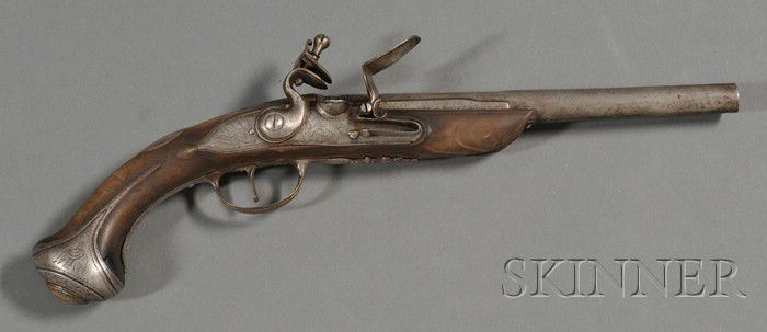 Sold at auction Parcel-gilt Flintlock Pistol Auction Number 2527M Lot Number  8