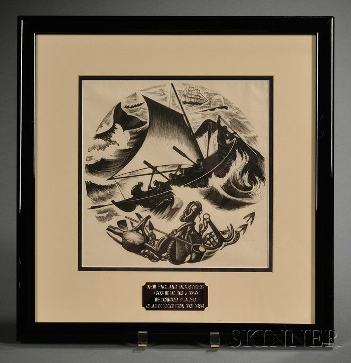 Sold At Auction Framed Claire Leighton Engraving Auction Number 2513 Lot Number 389 Skinner