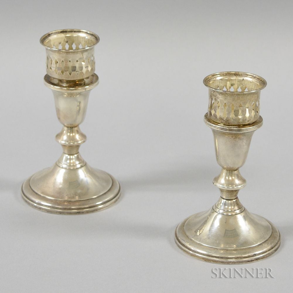 Towle sales silver candlesticks