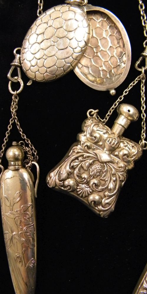Sold at Auction: Beautiful Antique Victorian Ladies Chatelaine
