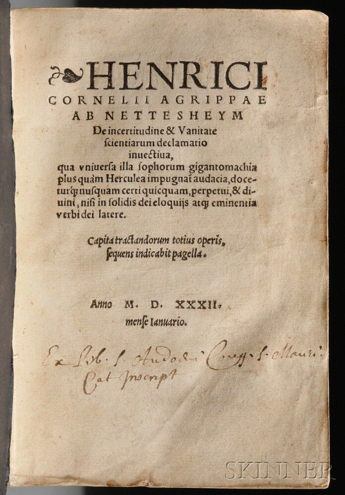 Heinrich Cornelius Agrippa Essays