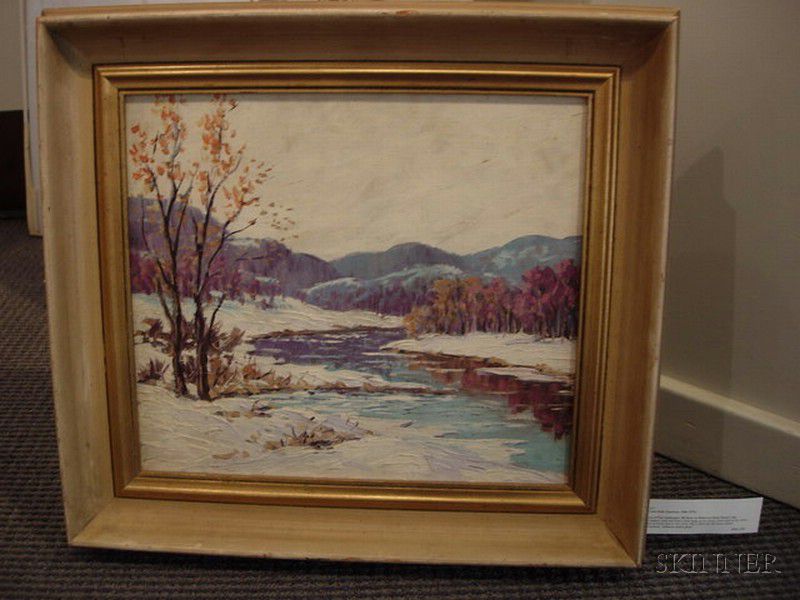 Sold at auction Carol Sirak (American, 1906-1976) Lot of Two Landscapes ...