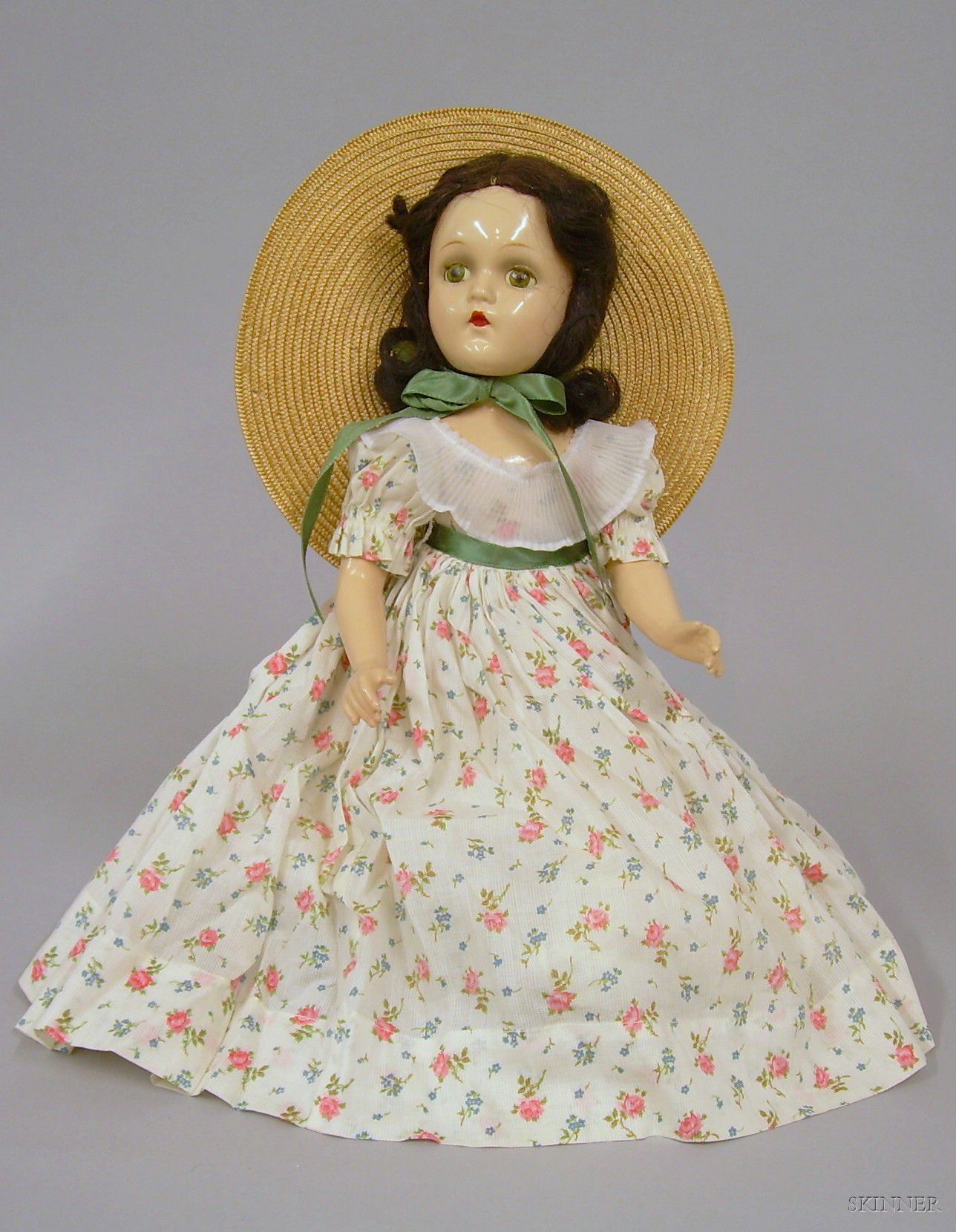 Madame Alexander Scarlett O Hara Composition Doll Auction Number 2419 Lot Number 1297 Skinner Auctioneers