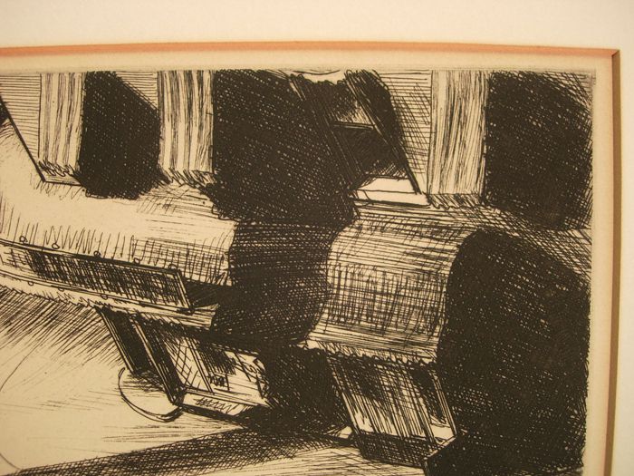 Sold at auction Edward Hopper (American, 1882-1967) Night Shadows Auction  Number 2517B Lot Number 104