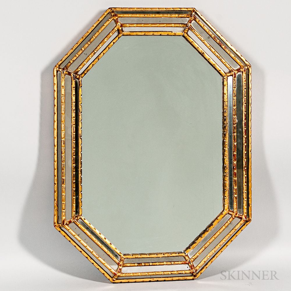 Gilt Octagonal Mirror | Sale Number 3016T, Lot Number 1420 | Skinner