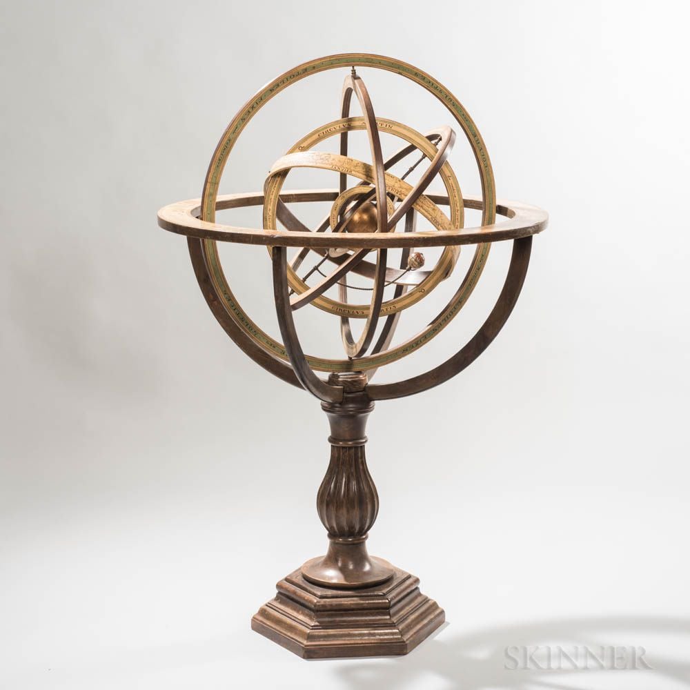 Sold at auction Monumental 31-inch Armillary Sphere Auction Number 