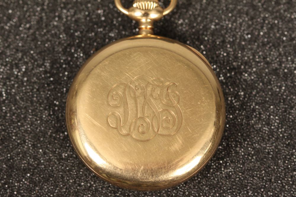 Sold at auction D. Gruen & Sons 14kt Gold Open-face Watch Auction ...
