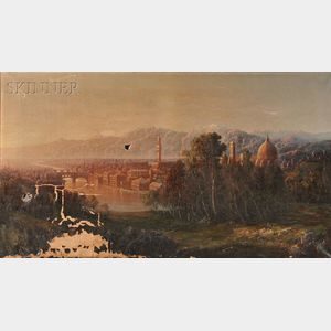 George Loring Brown (American, 1814-1889) Panorama of Florence