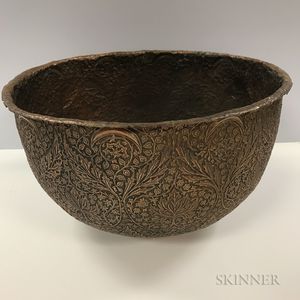Repousse Copper Bowl