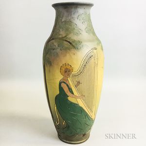 Weller Pottery Dickens Ware Vase