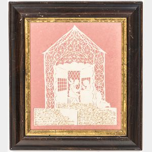 Framed Cutwork Paper Picture