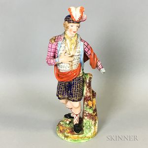 Porcelain Figure of a Scotsman