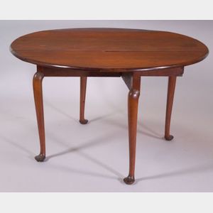 Queen Anne Cherry Drop-leaf Dining Table