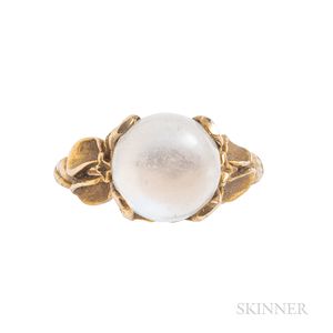 10kt Gold and Moonstone Ring