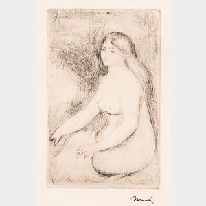 Pierre-Auguste Renoir (French, 1841-1919) Baigneuse Assise
