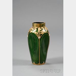 Mont Joye Art Nouveau Vase