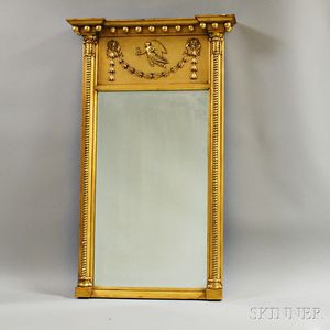 Federal-style Gilt Tabernacle Mirror