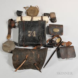 Group of Civil War-era Accoutrements