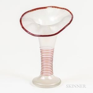 Imperial Art Glass Jack-in-the-pulpit Vase