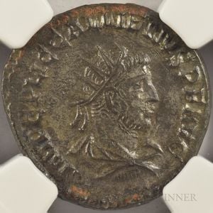 Four Ancient Roman Double Denarius Coins of Gallienus