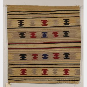 Navajo Banded-style Wool Rug