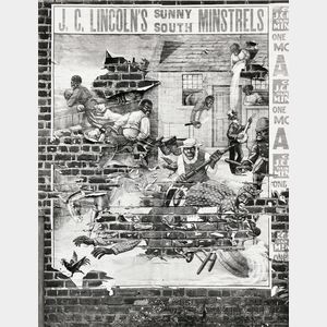 Walker Evans (American, 1903-1975) Minstrel Poster, Alabama