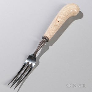 Staffordshire Solid Agate Pistol-handled Fork