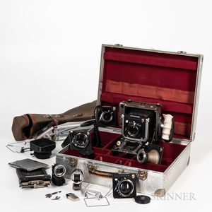 Linhof Super Technika V with Four Lenses and Accessories