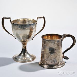 Two Piece of George III Sterling Silver Hollowware