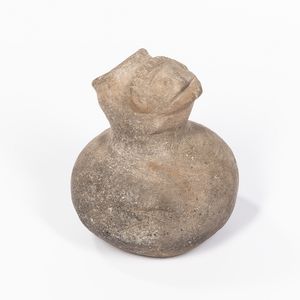 Pre-Historic Human Effigy Pottery Jar