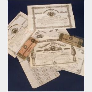 (American Judaica) Group of Confederate States of America Loans