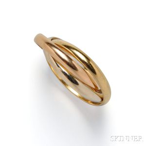 18kt Gold "Trinity" Ring, Cartier