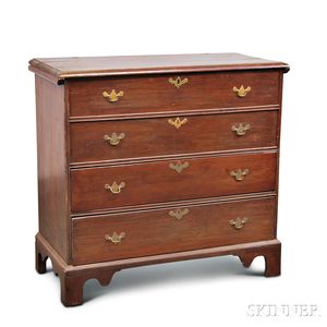 Chippendale Pine Two-drawer Blanket Chest